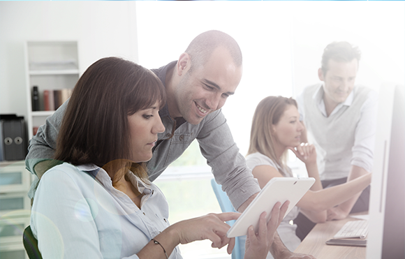 4 out of 10 employees use tablets in their workspace
