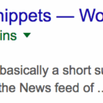 the rich snippet filters from Google